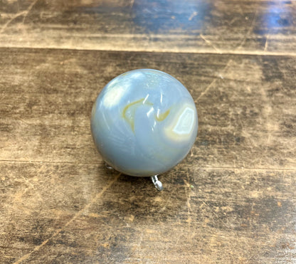 Sfera Agata Bianca