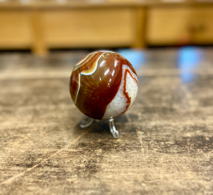Sfera Agata Arancione| Agata Sardonica