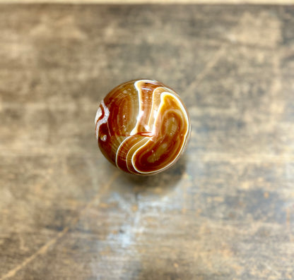 Sfera Agata Arancione| Agata Sardonica